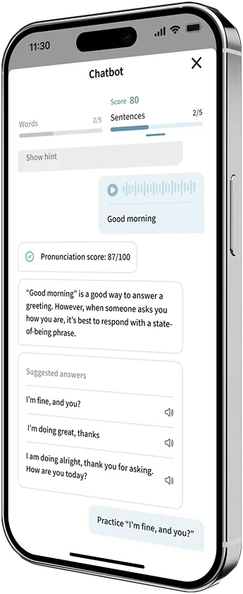 Jolii app screen