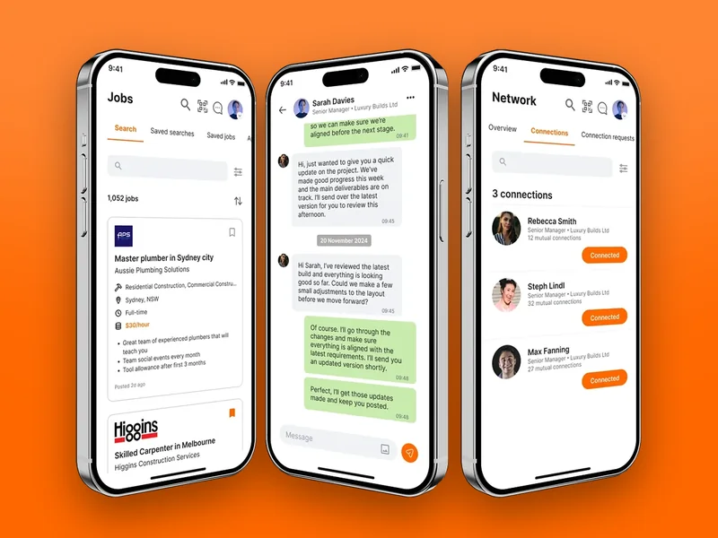 BigTrades: App rescue: a LinkedIn-style network for Australian trades, shipped before launch day