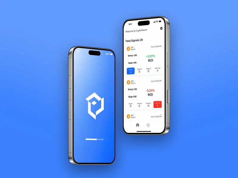 CryptoMaven: Crypto signals app with live Binance, Coinbase and Kraken prices and paid tiers