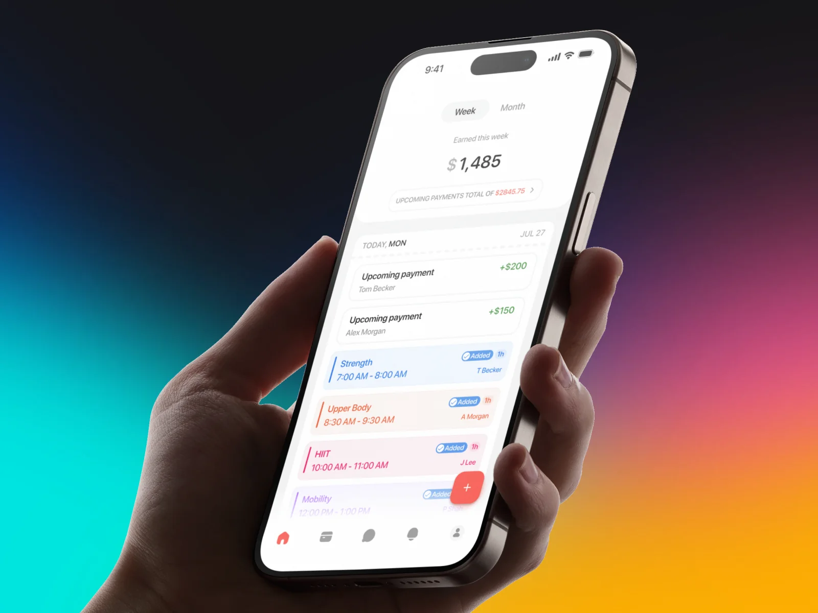 Regent: Personal trainer marketplace app with bookings and an in-app wallet