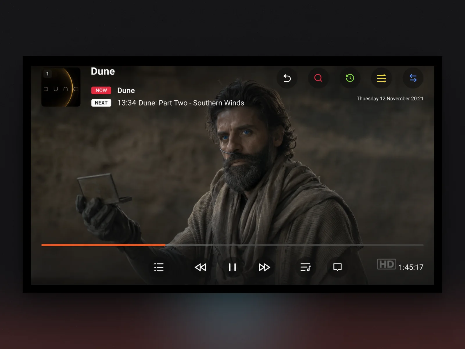 SmartTV Club app screens